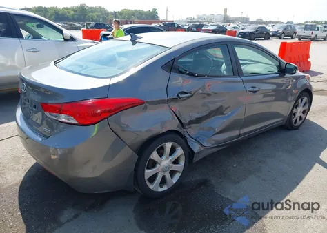 2013 Hyundai Elantra Limited z USA, uszkodzony, nr VIN 5NPDH4AE7DH420097